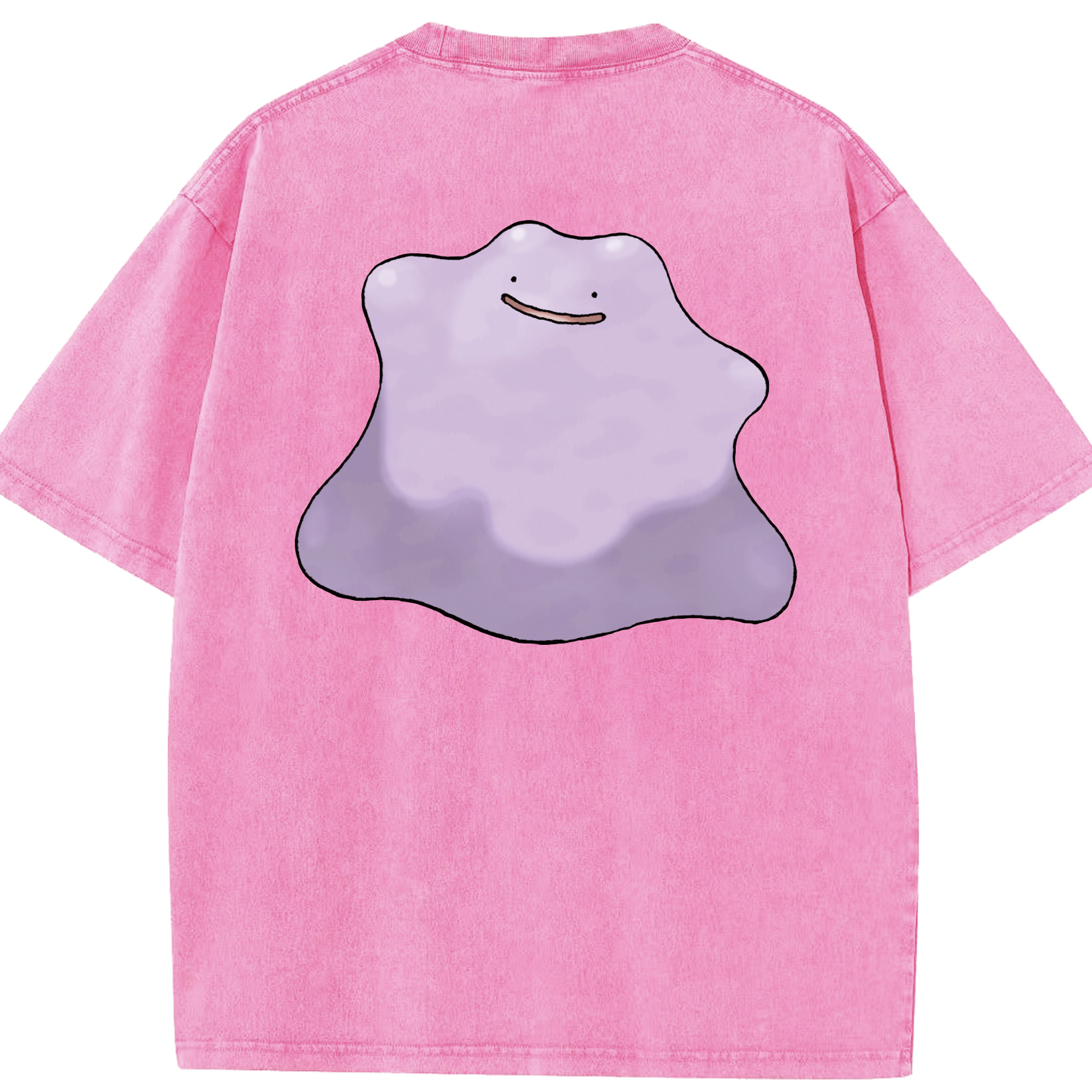 （画像用） ポケットモンスター Pokémon 綿100% ヴィンテージ風 半袖Tシャツ（背面プリント）